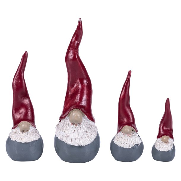 Santa High Hat 4 pcs H.4,5-10cm