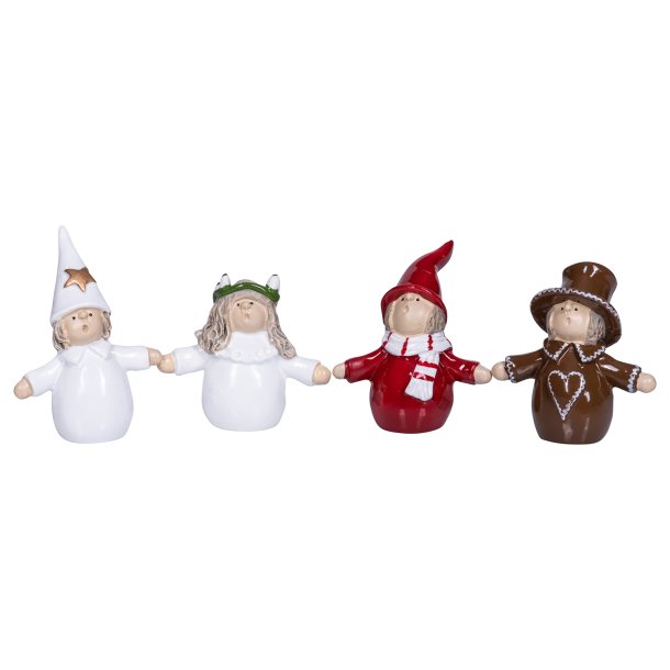 Lucia parade small 4 pcs H.4-5cm