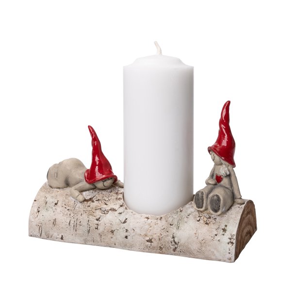 Candleholder Peek-a-boo L.15,5cm