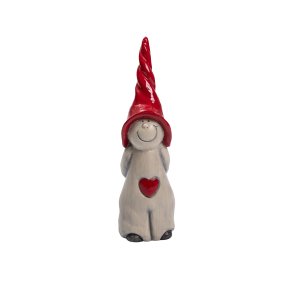 Peek-a-boo Santa boy H.18,5cm