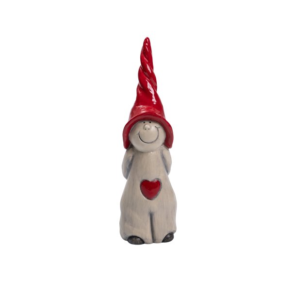 Peek-a-boo Santa boy H.18,5cm