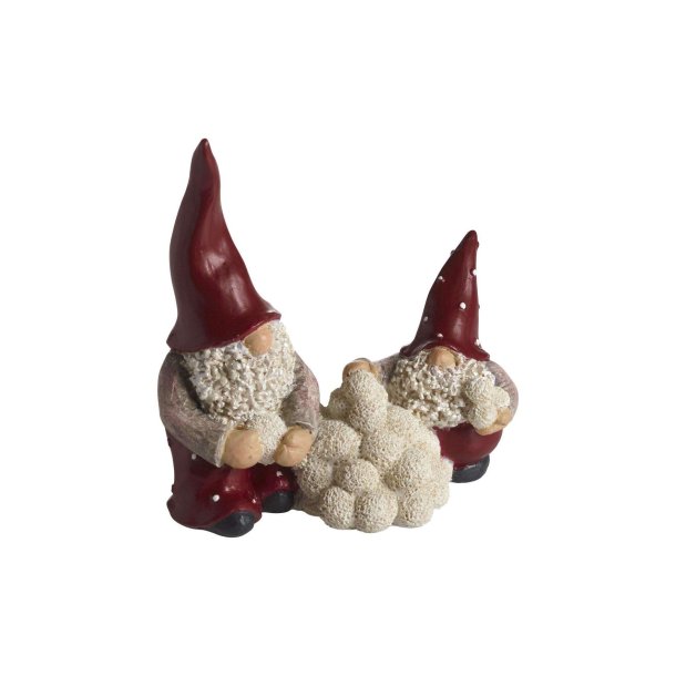 Elmer and Max snow lantern, H.8cm