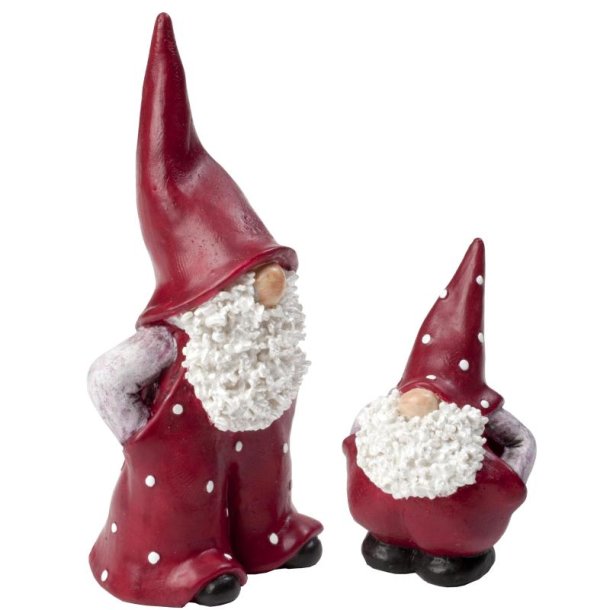 Santa Elmer and Max 2 pcs H.5,5-9cm