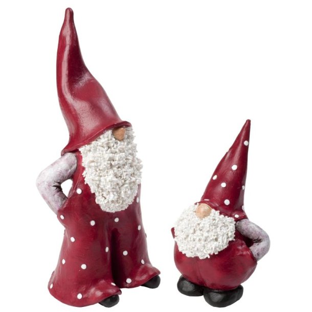 Santa Elmer and Max 2 pcs H.11-17cm