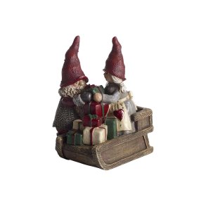 Santa H�kan and Stina, sleigh H.8,5cm