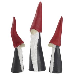 Tall Santa 3 pc H.7-9,5cm