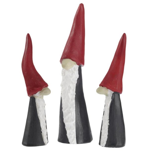 Tall Santa 3 pc H.7-9,5cm