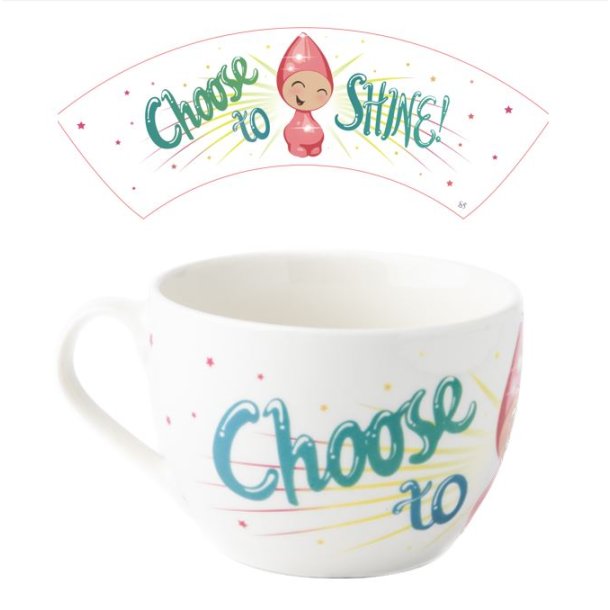 Mug Choose to shine H.8cm, 49cl