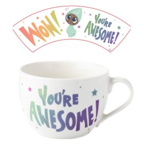 Mug Wow you are awesome H.8cm, 49cl