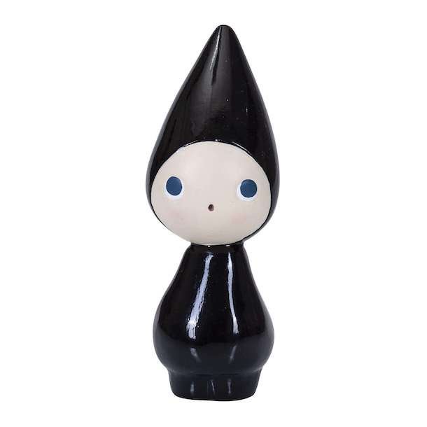 Peggy curious, liquorice H.11cm